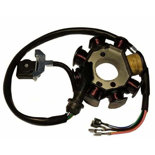 Генератор зажигание CGCB 125150 8 катушек 71 5 проводов157FMI 162FMJ 3 отверстия D32mm 1199₽