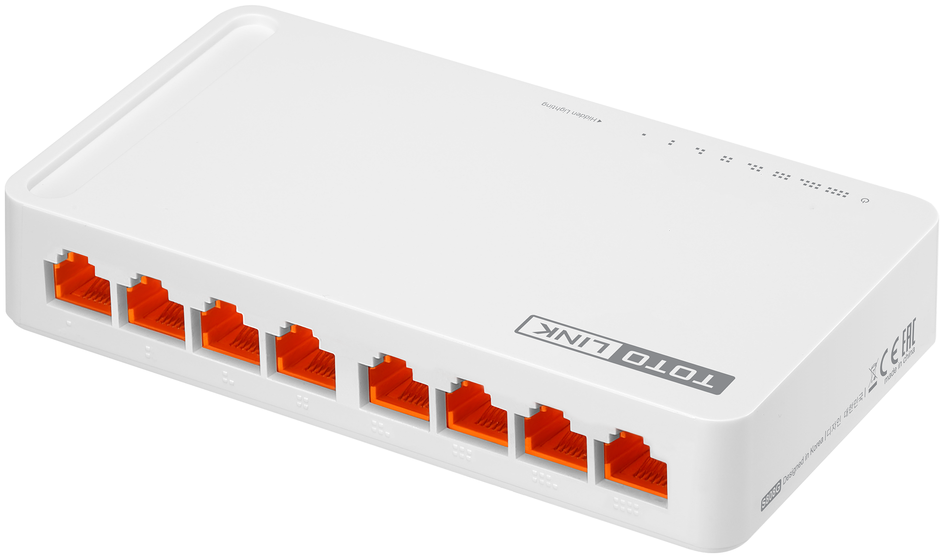 S808G TOTOLINK 8-Port Gigabit Desktop Switch 8*10/100/1000Mbps auto-negotiation RJ45 Ports Supports Auto MDI/MDIX, plastic case {20} - фото №2