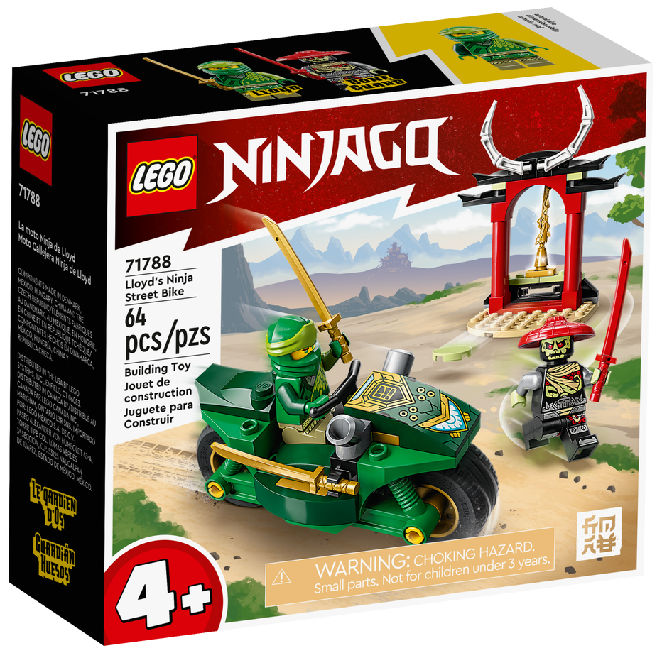 Конструктор LEGO Ninjago 71788 Lloyd’s ninja street bike, 64 дет.