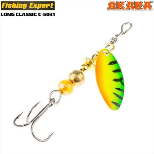 Блесна вращающаяся Akara C-5041, 6 г, цвет 9116 akara сабик akara flasher aurora bait rigs1 ni 8 6 кр