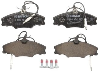 Дисковые тормозные колодки передние Bosch 0986424227 для Peugeot 406 (4 шт.)