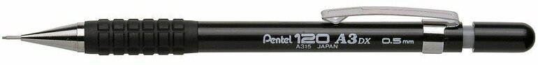 Pentel Карандаш механический 120 A3, HB, 0.5 мм - фото №8