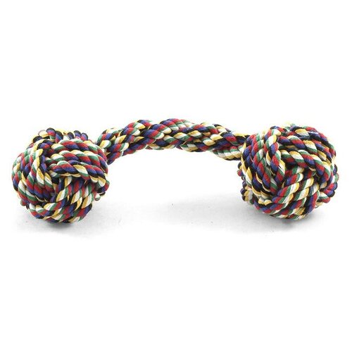 Triol Верёвка цветная Гантель 25см, 2 шт. 304cq верёвка цветная кольцо d20см6 2 шт