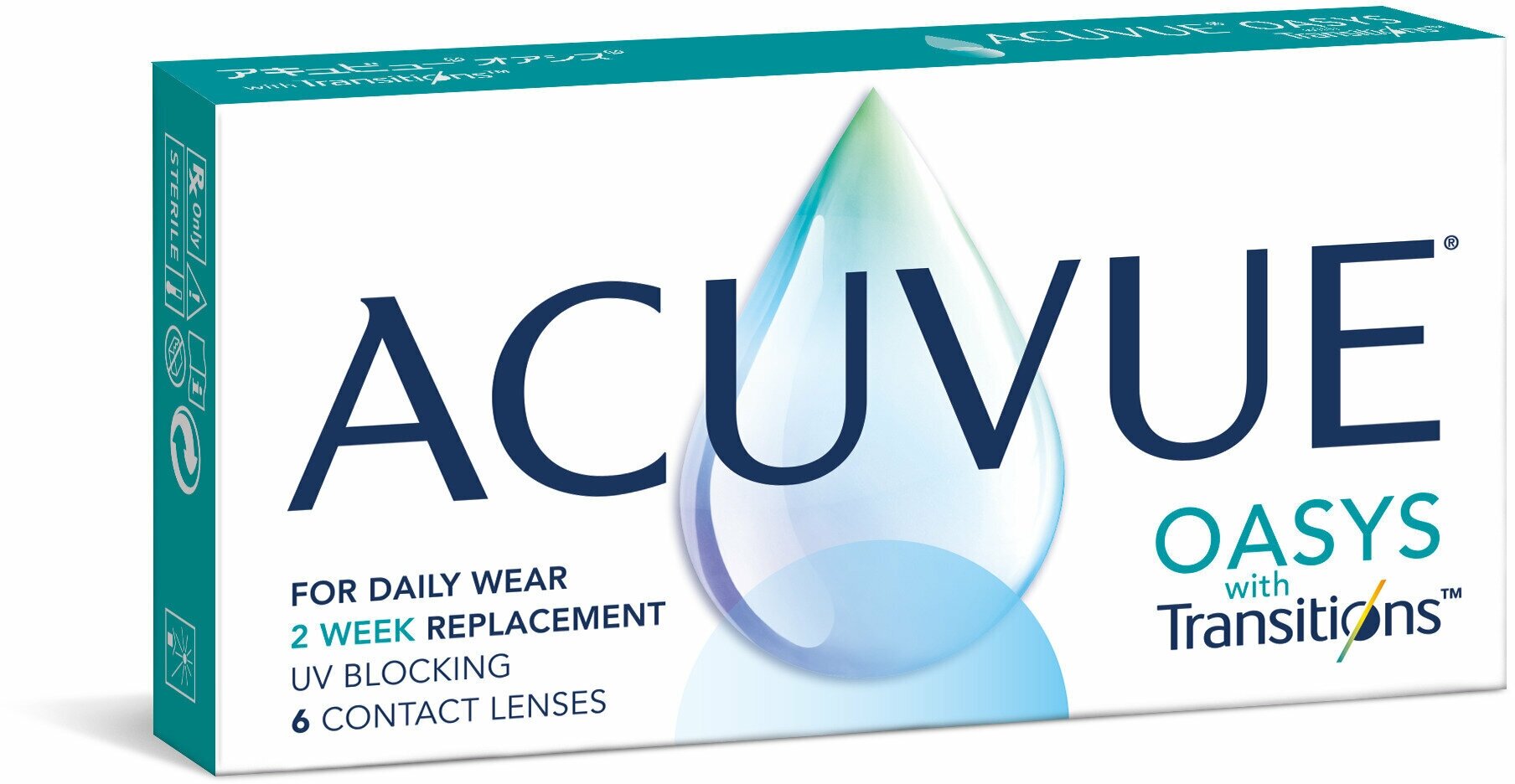   Acuvue Oasys with Transitions 6 pk R 8,4, D -1,75