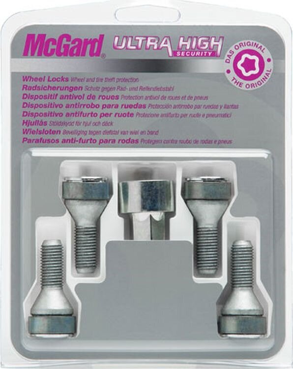 Болты-секретки McGard 27000SL M14x1.5 L31mm S19mm