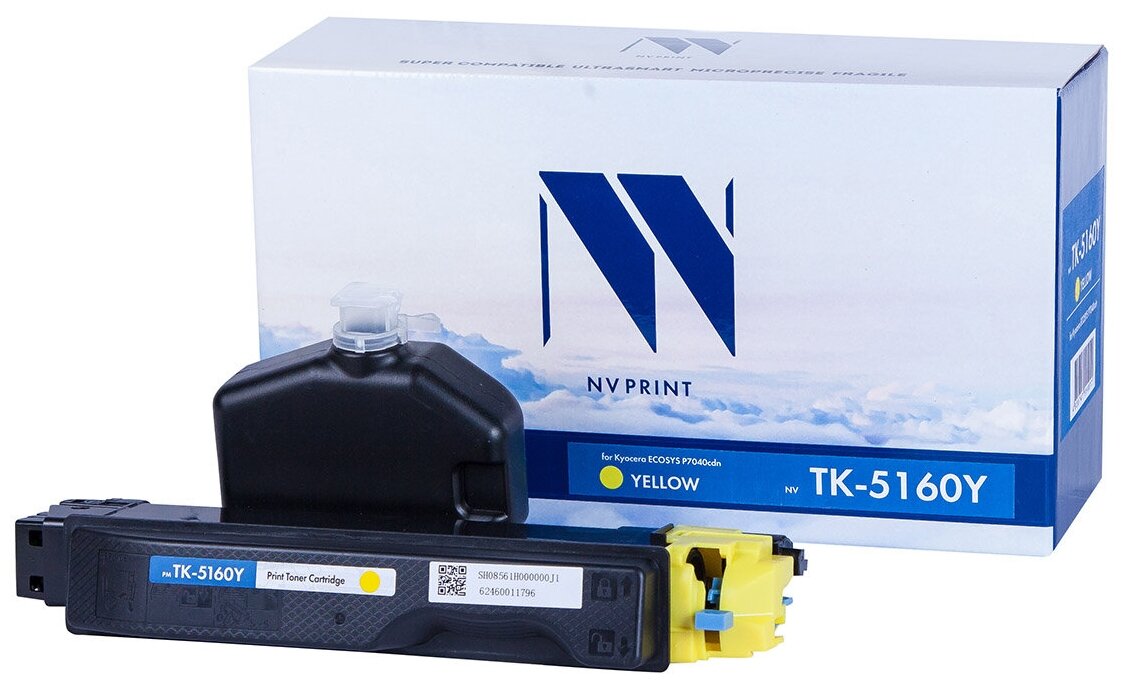 Картридж NVP совместимый NV-TK-5160 Yellow для Kyocera ECOSYS P7040cdn (12000k)