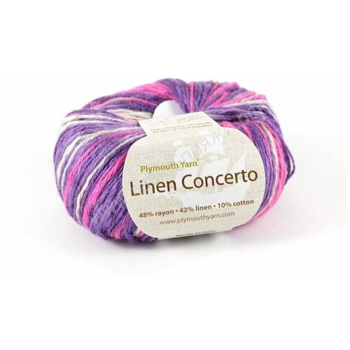 фото Пряжа linen concerto (италия) 48% вискоза, 42% лен, 10% хлопок, 50 гр./92 м. plymouth yarn