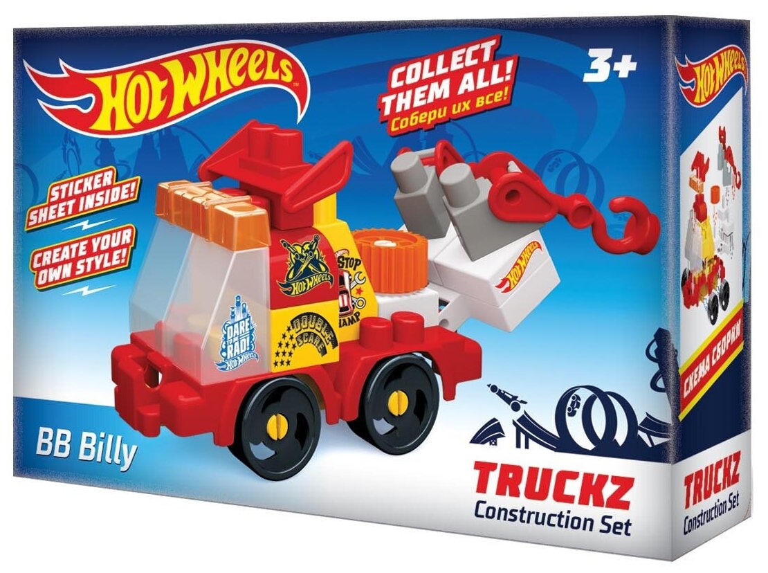 Конструктор Bauer Hot Wheels 720 Truckz BB Billy, 23 дет.