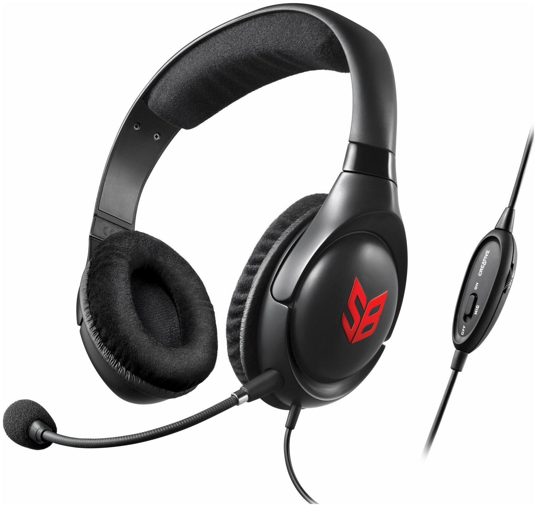 Гарнитура игровая Creative Sound Blaster Blaze, черный/красный (70gh032000000)