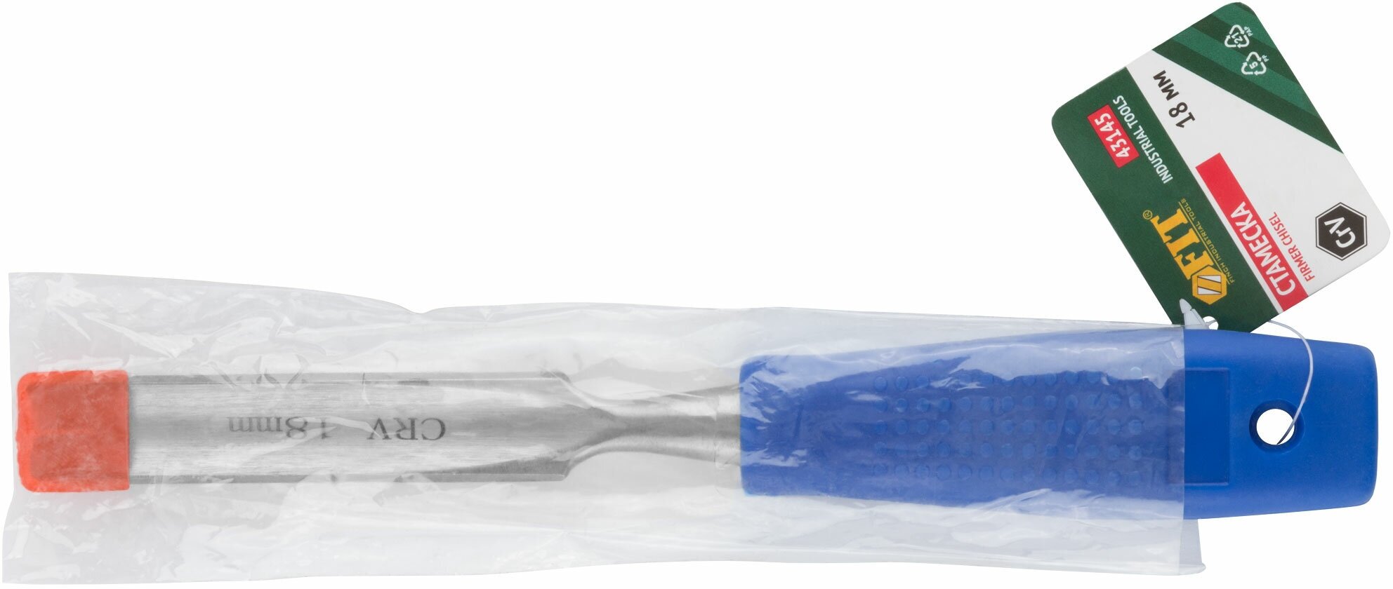 Стамеска полукруглая с пластиковой ручкой 18 мм - фотография № 6