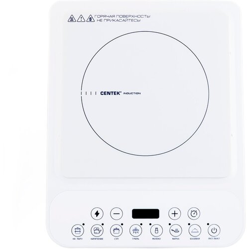 электрическая плита tdm electric эпк2 белый Индукционная плита CENTEK CT-1517, белый