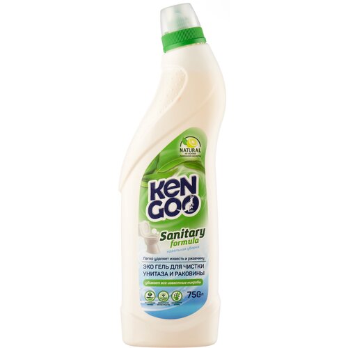 Kengoo эко гель для чистки унитаза и раковины, 0.75 л