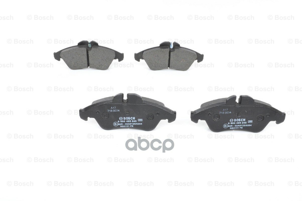 0 986 495 245_Колодки Дисковые П. ! Mb Vito/Sprinter 208D/308D, Vw Lt 28-35 95> Bosch арт. 0986495245