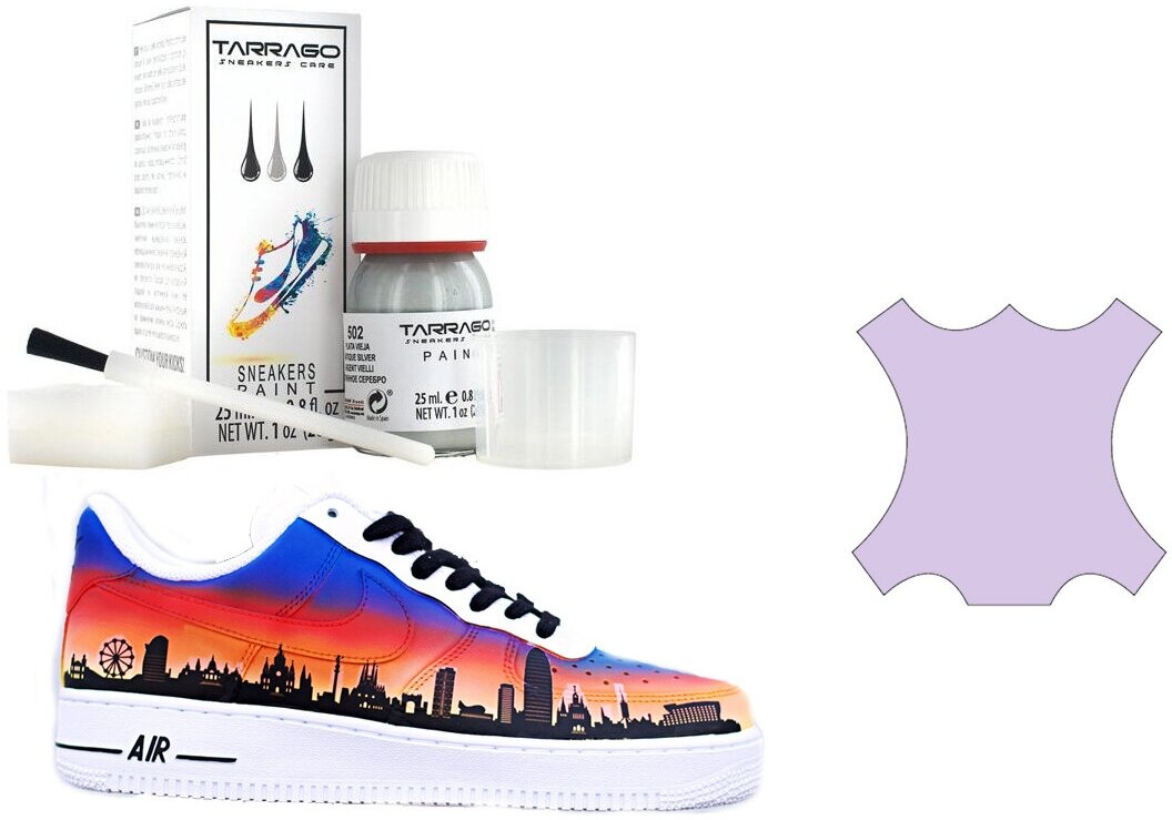 Краска для кроссовок Tarrago Sneaker Paint, пастельно-фиолетовый