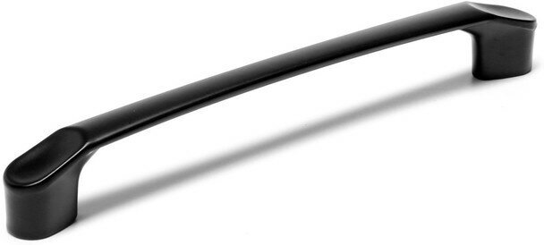 Ручка-скоба PC180BL, м/о 128 мм, черная - фотография № 3
