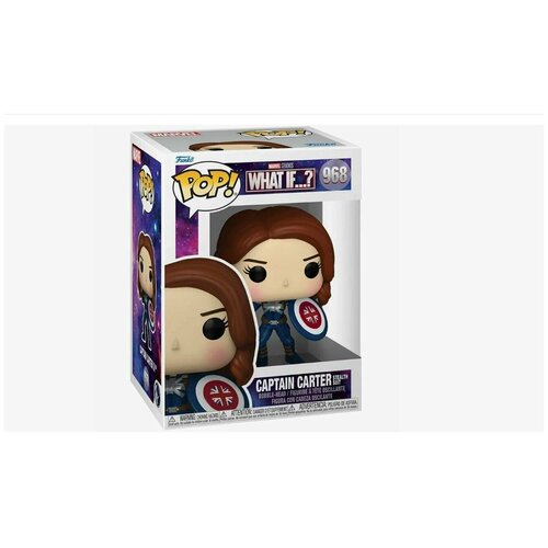 Funko POP! Фигурка Marvel: Captain Carter 968 фигурка funko vinyl soda what if captain carter 58333