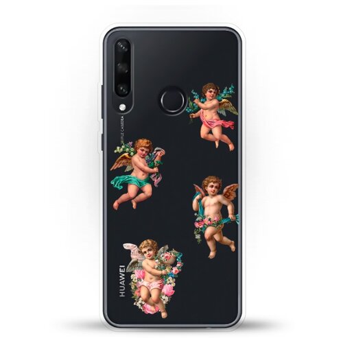 фото Силиконовый чехол ангелочки на huawei y6p andy & paul