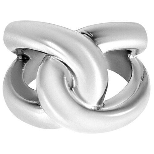 Кольцо Kalinka modern story, размер 19, серый, бесцветный суперглянцевое кольцо размер 19 kalinka