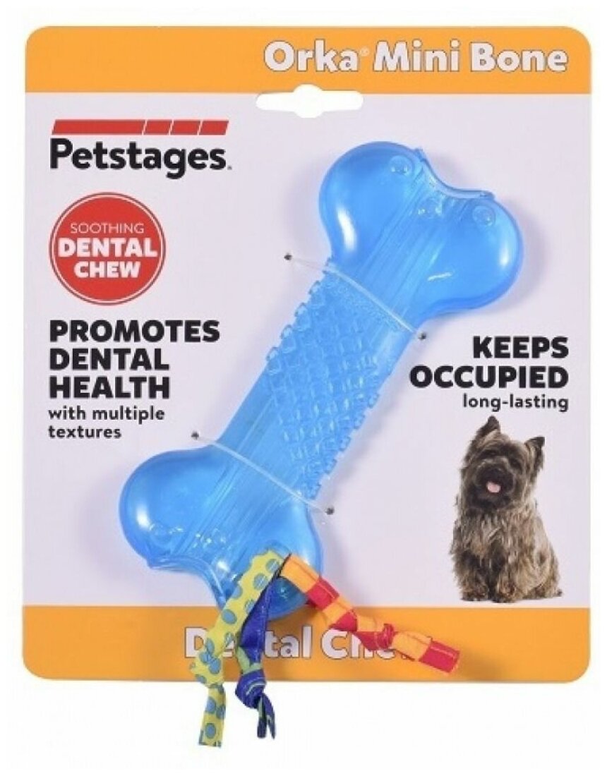 Petstages игрушка для собак Mini "орка косточка" 10 см - фотография № 9