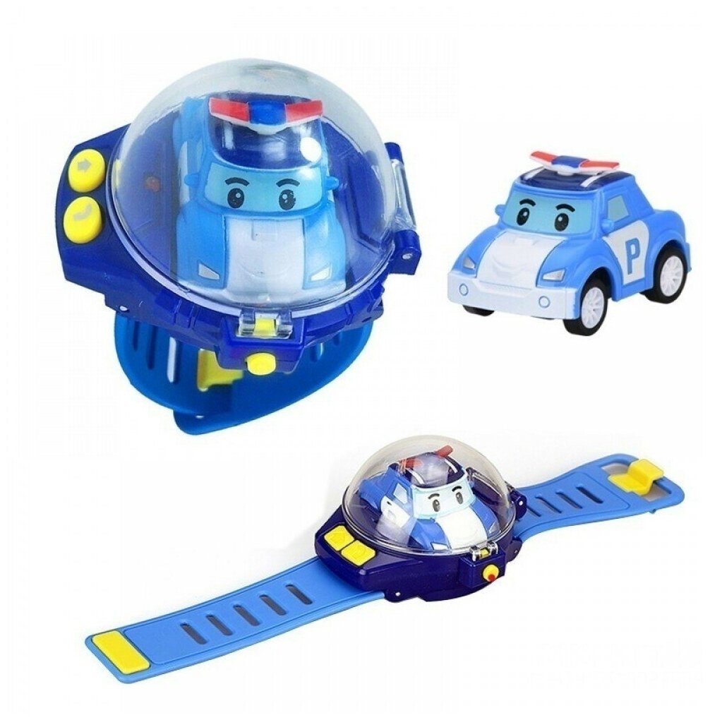 Silverlit Robocar Poli (83312), 5 см, синий/голубой