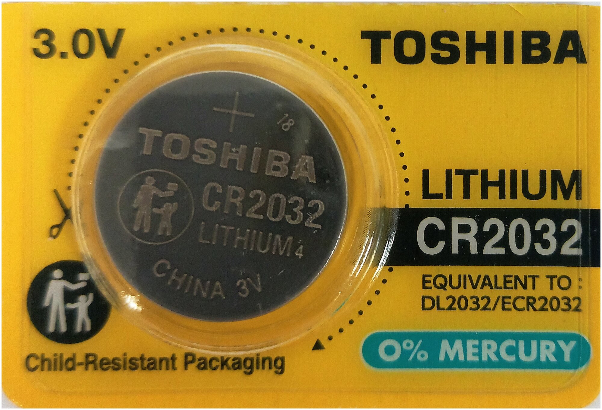 Батарейка литиевая Toshiba CR2032 Lithium BL1, 1 шт - фотография № 5