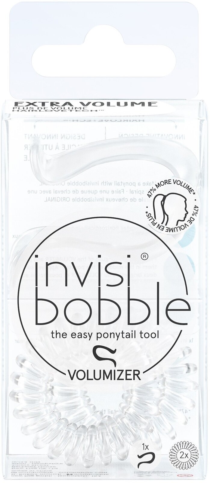 INVISIBOBBLE Набор аксессуаров для объемной прически invisibobble VOLUMIZER Crystal Clear