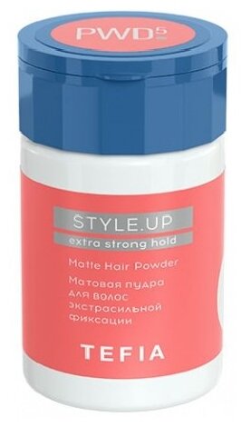 Tefia Пудра Style.Up Matte Hair Powder Extra Strong Hold, 10 мл, 10 г