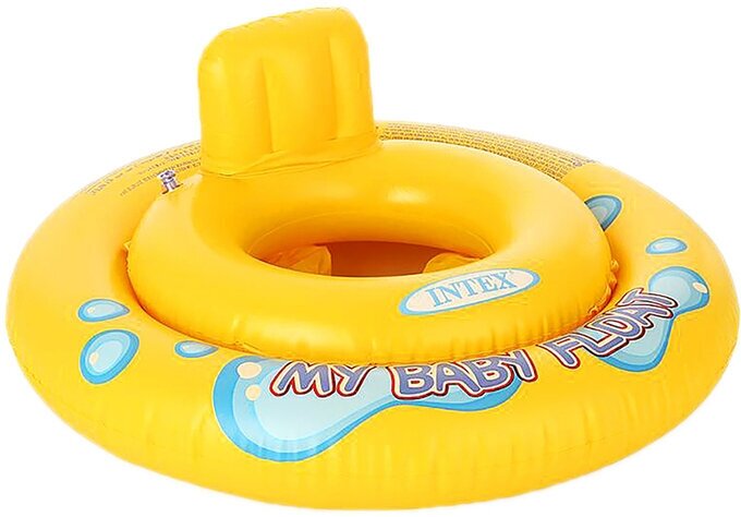 Круг для плавания My baby float, с сиденьем, диаметр67 см, от 1-2 лет, 59574NP INTEX