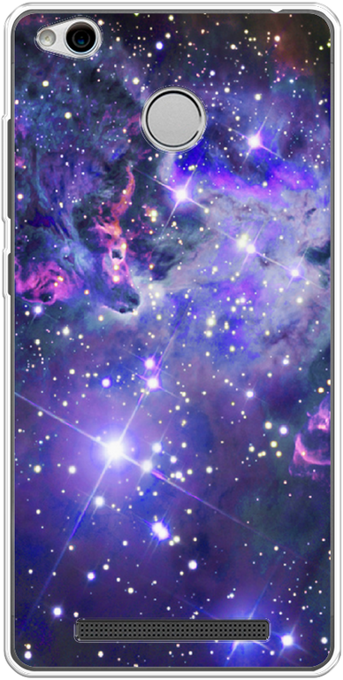 Силиконовый чехол на Xiaomi Redmi 3 Pro (3S) / Сяоми Редми 3 Про Яркая галактика