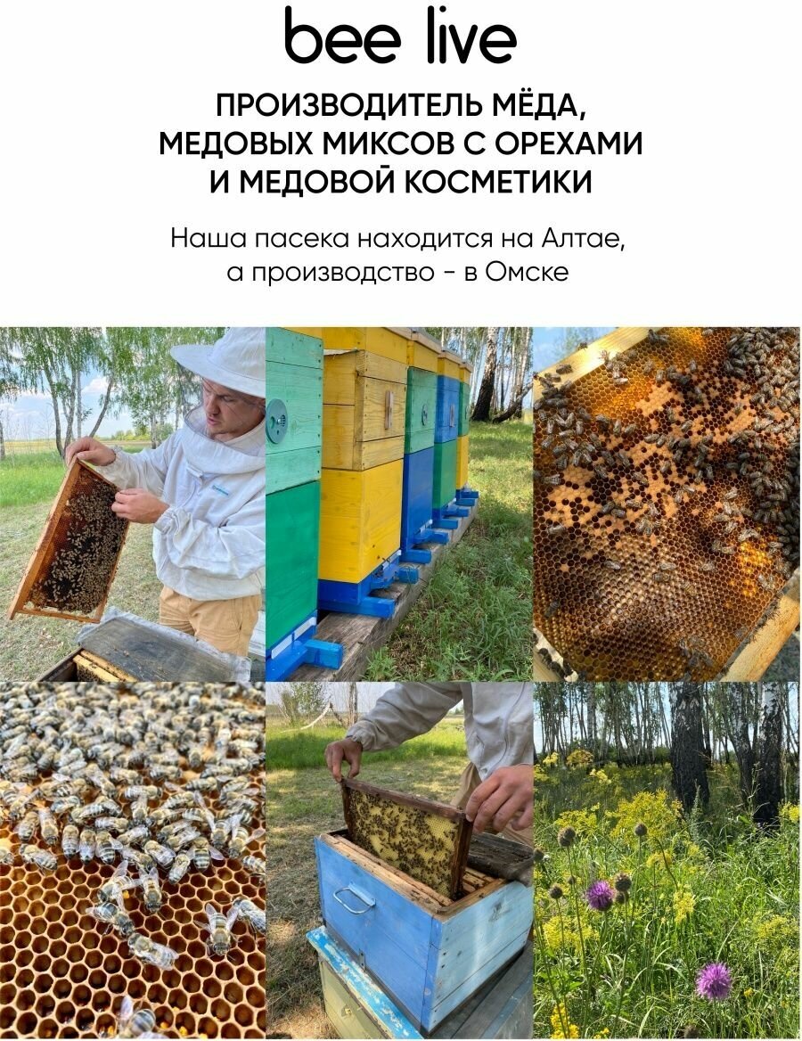 Мед алтайский цветочный разнотравье сбор 2022 года 700 г - фотография № 8