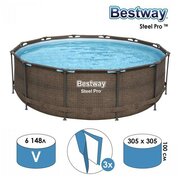 Bestway Бассейн каркасный Steel Pro 305 x 100 см, 5617P Bestway