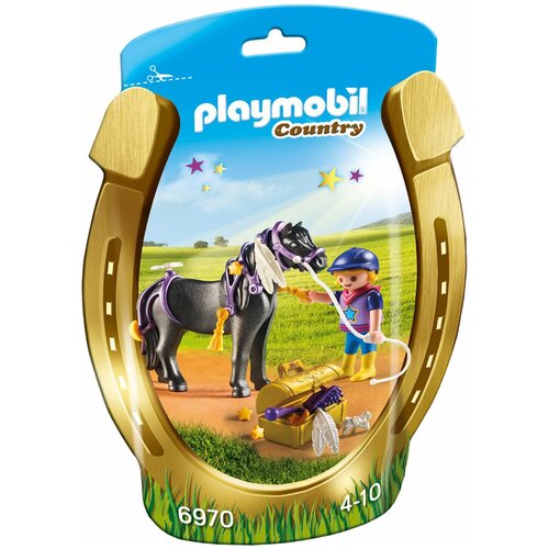 фото Набор с элементами конструктора playmobil country 6970 украшение для пони