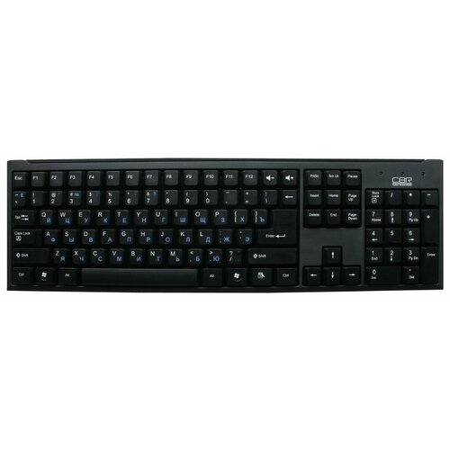 Клавиатура CBR KB 108 Black USB черный