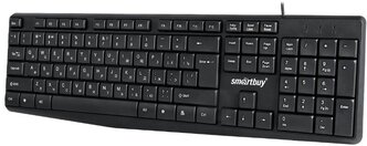 Клавиатура проводная мультимедийная Smartbuy ONE 220 USB черная (SBK-220U-K)