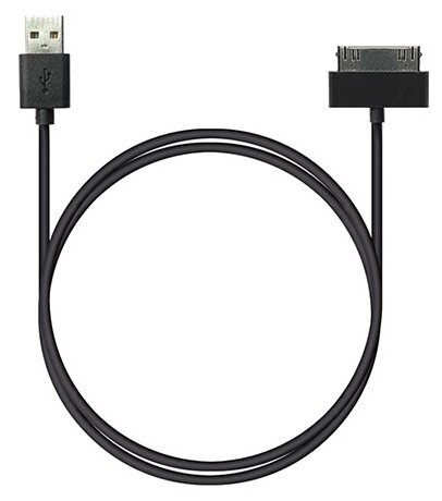 Кабель USB Robiton P4-iphone4/1m/Charge&Sync USB A - Apple iPhone 4, 1м черный [Ap+30pin-D-1.5]