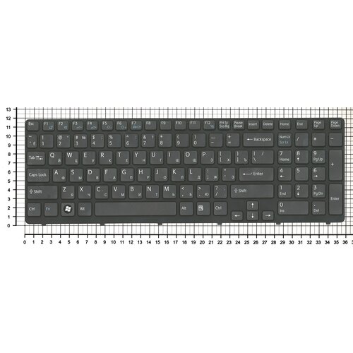 Клавиатура для ноутбука SONY SVE1512H1RB черная
