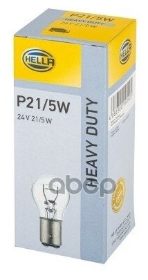 Лампа Накаливания, P21/5w 24v 21/5w HELLA арт. 8GD002078241