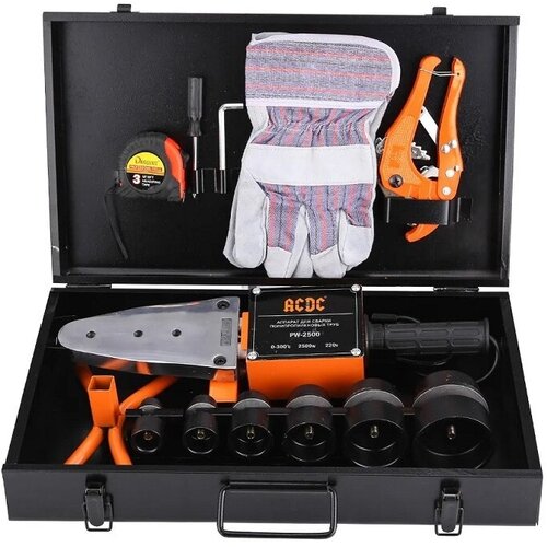 Паяльник электр для пластиковых труб ACDC PW-2500 насадки 20-63мм T0020 984500₽