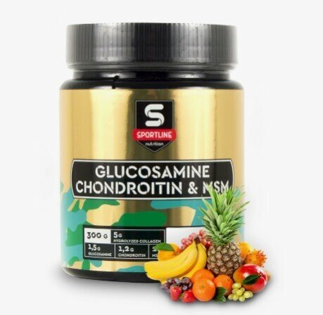 SportLine Nutrition Glucosamin&Chondroitin&MSM 300 гр. тропик