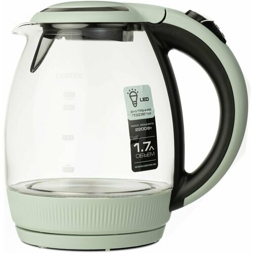 Чайник электрический CENTEK CT-0008 2200Вт зеленый 361000₽