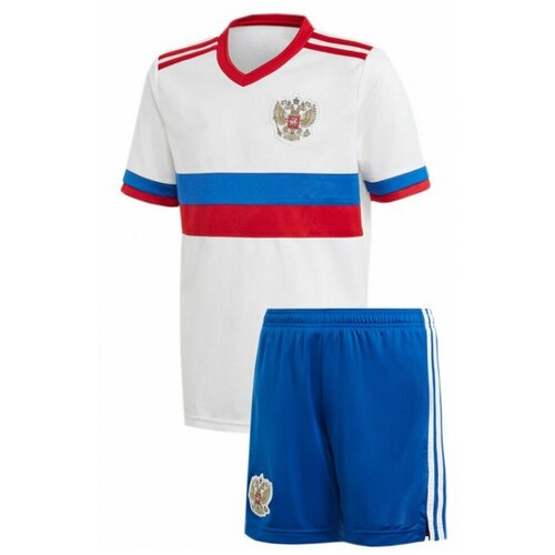 Футбольная форма детская с эмблемой Россия 2020 2021 гостевая