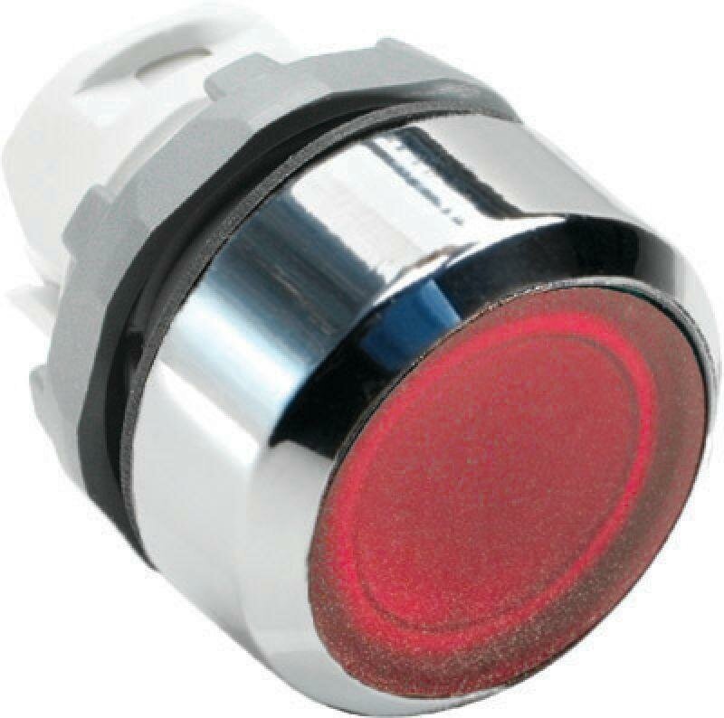 1SFA611100R2101 Кнопка MP1-21R красная (только корпус) с подсветкой без фиксации ABB - фото №2