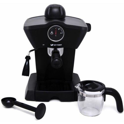 Кофеварка рожковая Kitfort КТ-706 800Вт черный 1185900₽