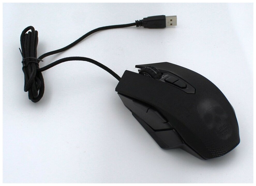 мышь проводная smartbuy rush nox игровая черная (sbm-734g-k) - фото №8