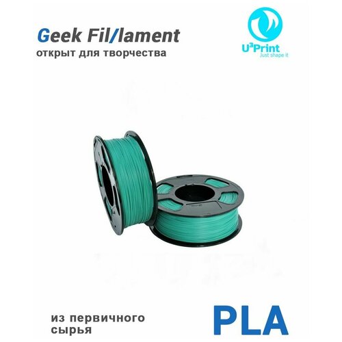 PLA пластик для 3D печати бирюзовый, 1 кг, Geek Fil/lament