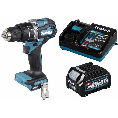 Дрель-шуруповерт аккумуляторная 65Нм XGT 40В акк 2Ач зу Makita HP002GA101 4069000₽