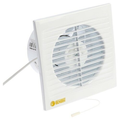 Вентилятор вытяжной КосмоВент В125ВКИ d125 мм 33-41 дБ с выключателем с индикатором 2116₽