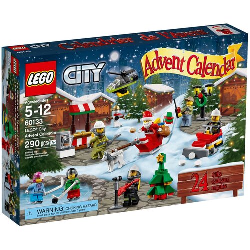 Конструктор LEGO City 60133 Рождественский календарь, 290 дет. конструктор lego city 60352 новогодний адвент календарь 2022