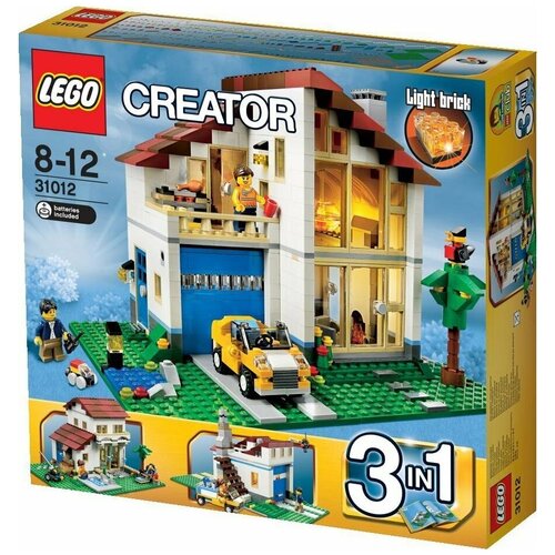 конструктор lego creator 31025 домик в горах 550 дет Конструктор LEGO Creator 31012 Семейный домик, 756 дет.