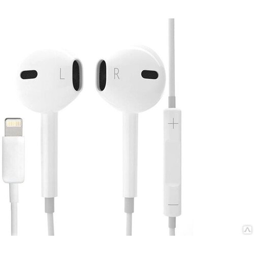 Наушники Проводные для Айфона Разъем Lightning для Apple iPhone 7 8 X 11121314 оригинальный звук 1400₽